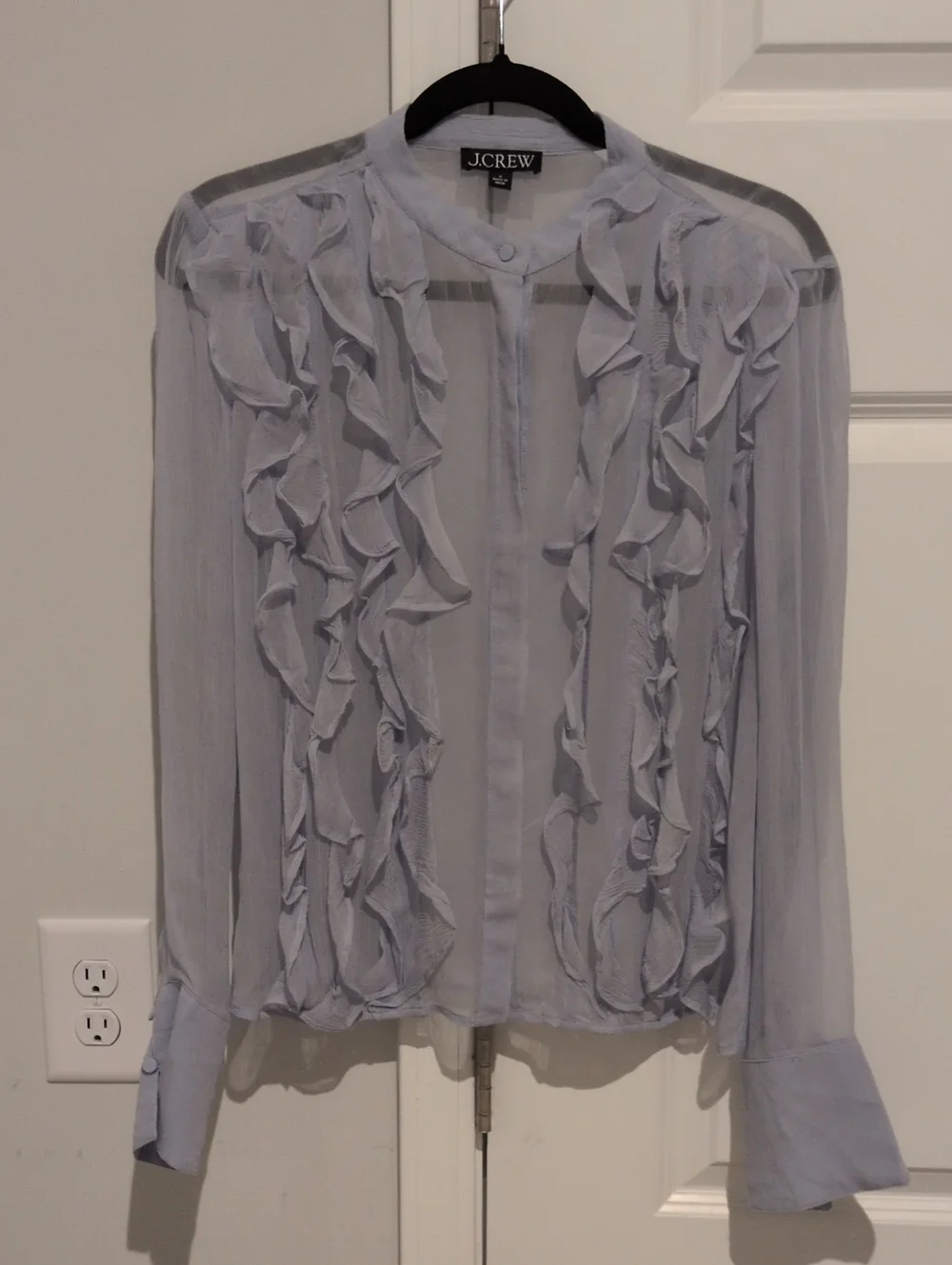 J.Crew Ruffle Front Blouse